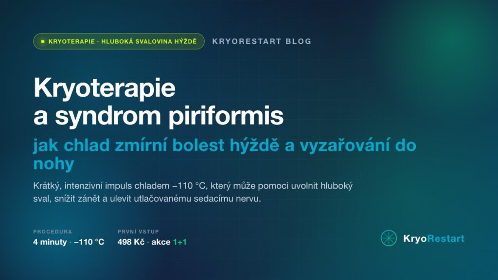 Kryoterapie a syndrom piriformis – úleva od bolesti hýždě