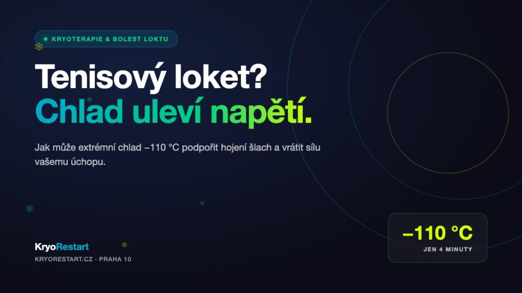 Kryoterapie a tenisový loket – jak chlad ulevuje od bolesti loktu