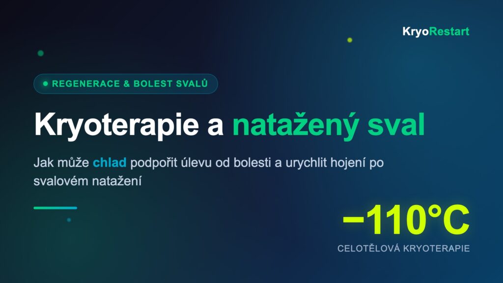 Kryoterapie a natažený sval – jak chlad podporuje úlevu od bolesti a regeneraci