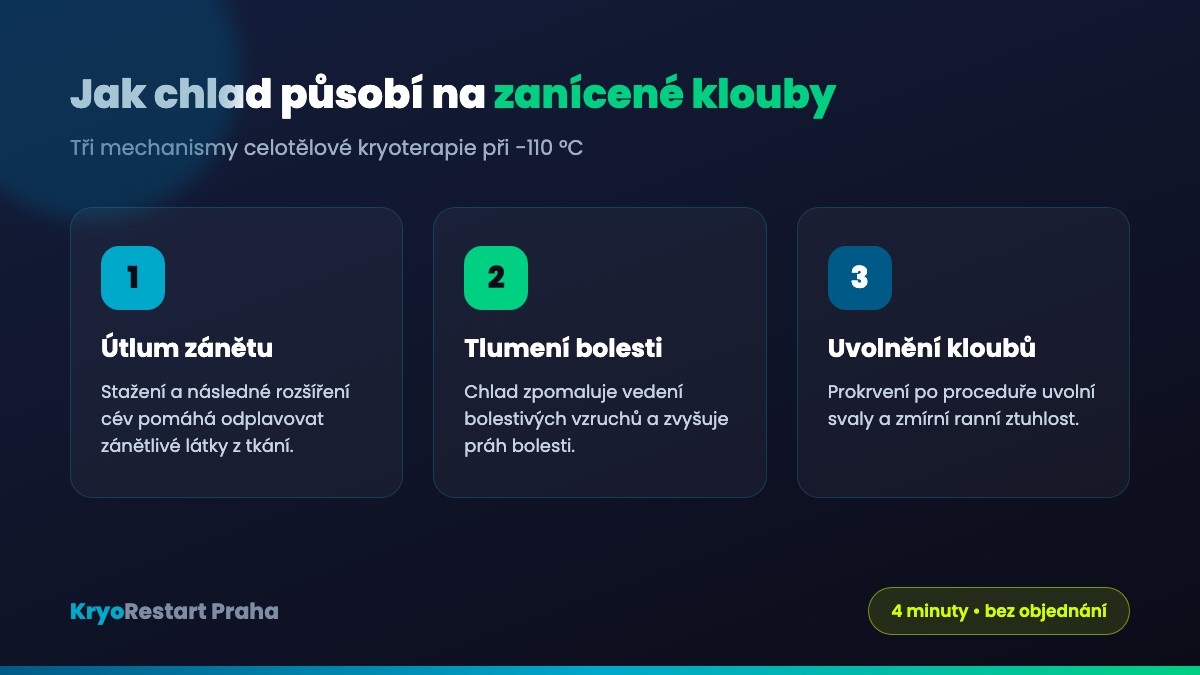 Kryoterapie a revmatoidní artritida – jak chlad pomáhá zmírnit bolest a zánět kloubů