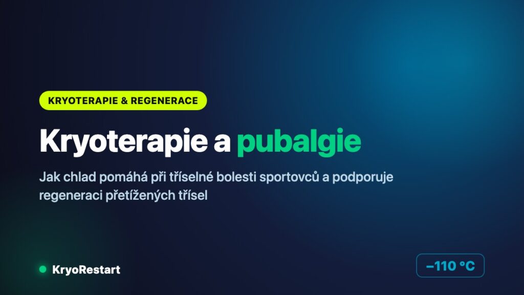 Kryoterapie a pubalgie – jak chlad pomáhá při tříselné bolesti sportovců