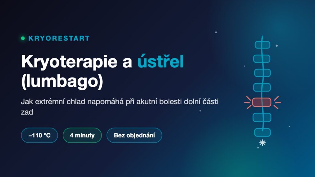 Kryoterapie a ústřel (lumbago) – jak chlad napomáhá při akutní bolesti dolní části zad